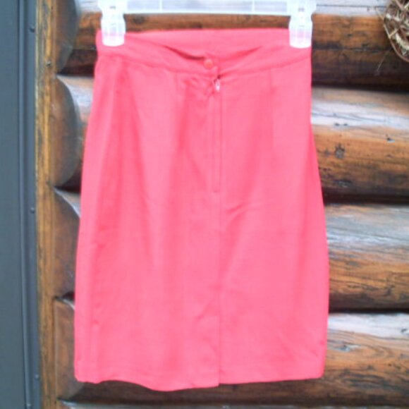 EUC Vintage Red Short Sleeve Holiday Dawn Joy Fashions 2 piece Skirt Set SZ 5-6 - Picture 5 of 5